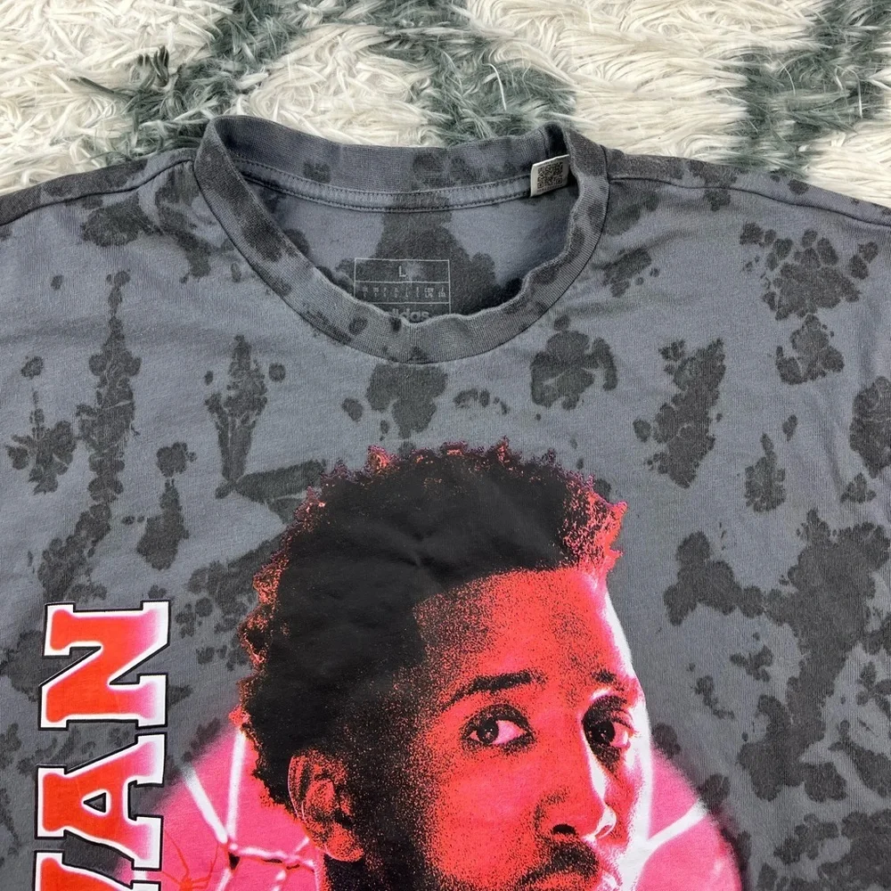 Adidas Men’s Gray Donovan Mitchell Tunnel Graphic T-shirt Size Large